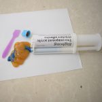 Acrylic glue A:B 10:1 Construction Adhesive 50ml Blue Light Yellow 2 Part Glue