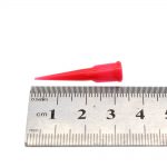 25G Red Plastic Tapered Dispensing Tips TT