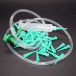 100pcs Green 18 Gauge Blunt Tapered Dispensing Tip